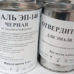 Эмаль ЭП-140 эпоксидная защитная серая, комплект (25кг основа + 8,3кг отвердитель)