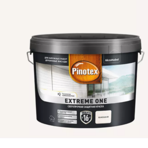 Краска для дерева Pinotex Extreme One BW 0,9л