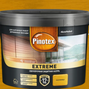 Лазурь для дерева Pinotex Extreme Калужница 2,5л
