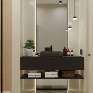 NG106 Керамогранит Ассара 60*60*9 см песочный, glossy 1,8м2/57,6м2