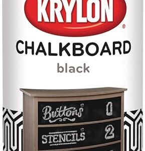 Краска аэрозольная CHALKBOARD SPRAY, BLACK/для школьных досок, Черный, 340 гр. (KRYLON)