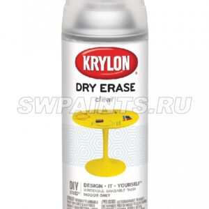 Краска аэрозольная DRY ERASE WHITE/эффект "маркерной доски", Белая 326 гр. (KRYLON)