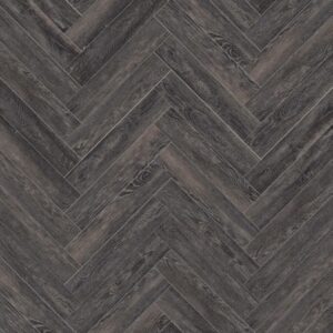 Плитка ПВХ замковая (SPC) 640*120мм CronaFloor Herringbone 4V Дуб Бордо H006 (16шт) 4.5 мм.