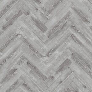 Плитка ПВХ замковая (SPC) 640*120мм CronaFloor Herringbone 4V Дуб Страсбург H005 (16шт) 4.5 мм.
