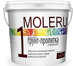 Грунтовка MOLERU Универсальная акриловая канистра 10кг