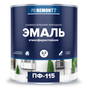 Эмаль ПФ-115 PROREMONTT Голубой 2,7кг Л-С
